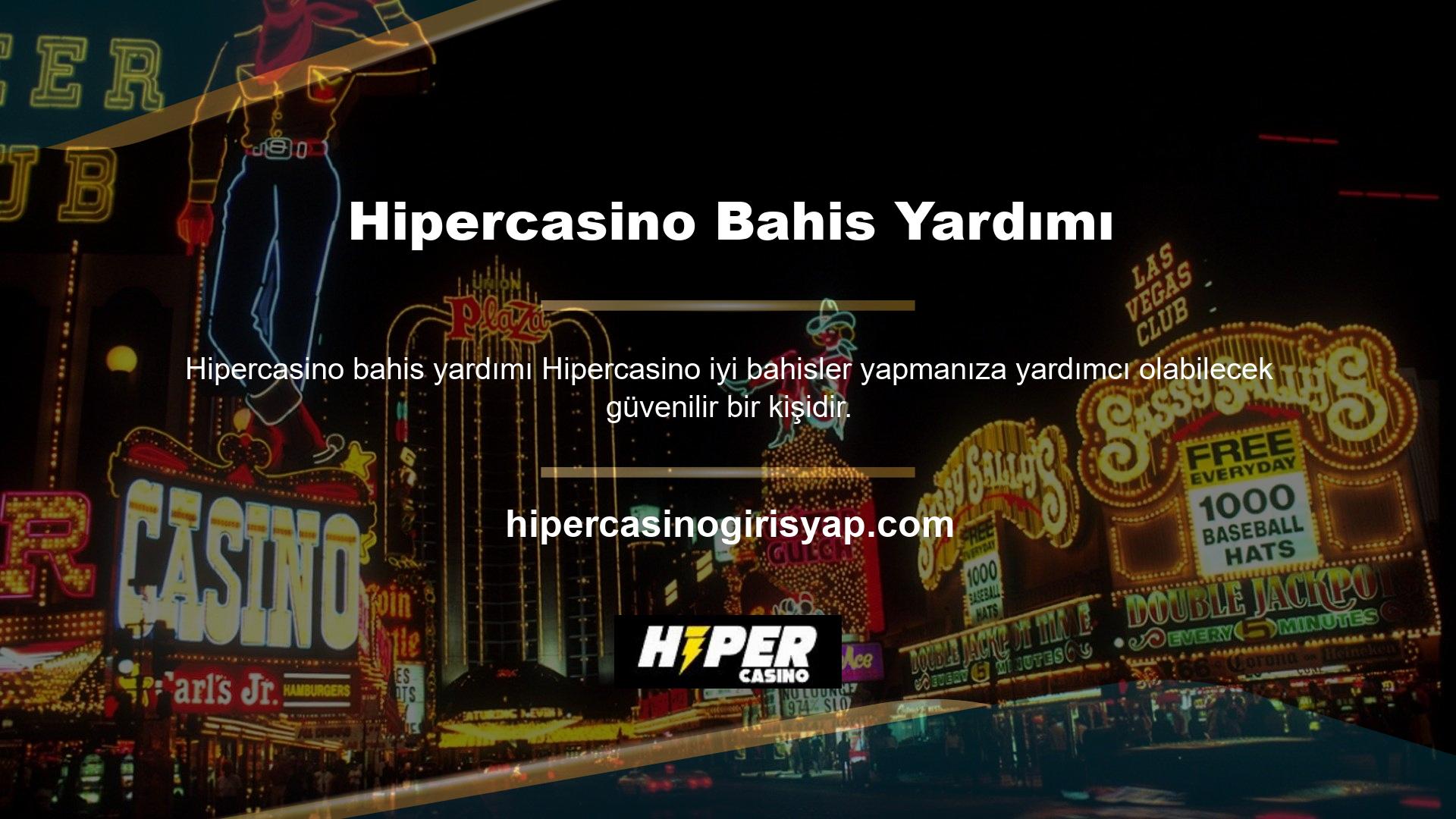 Hipercasino dünyanın en hızlı casino oyunlarıyla bahis yapmak için en iyi seçenektir